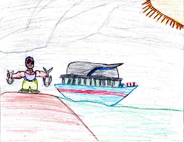 Fishing drawing